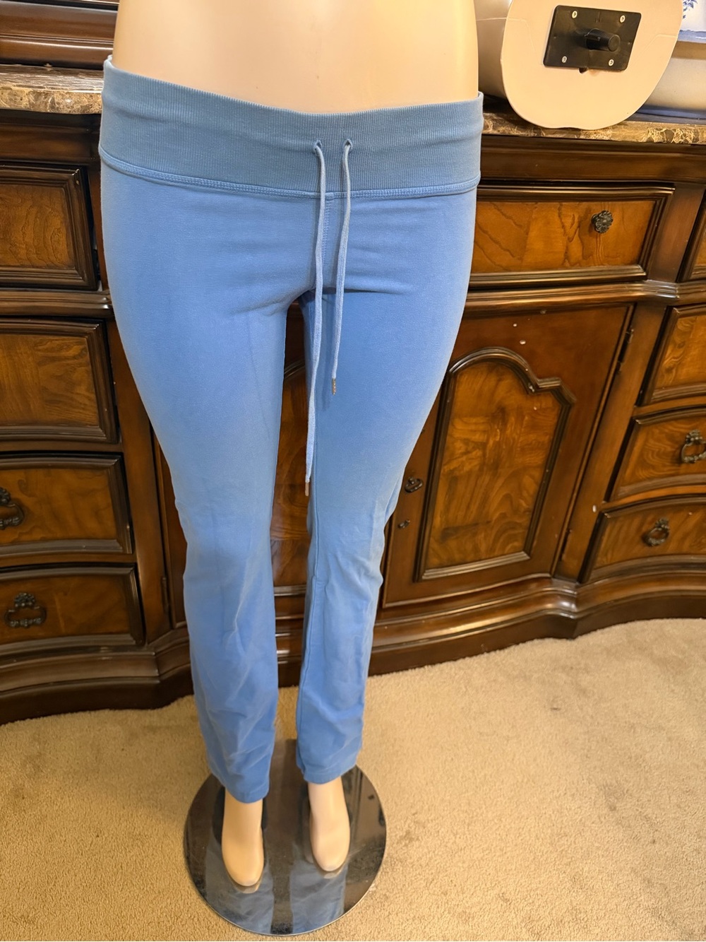 Y2K Express Light Blue Drawstring Sweat Pants Low Rise